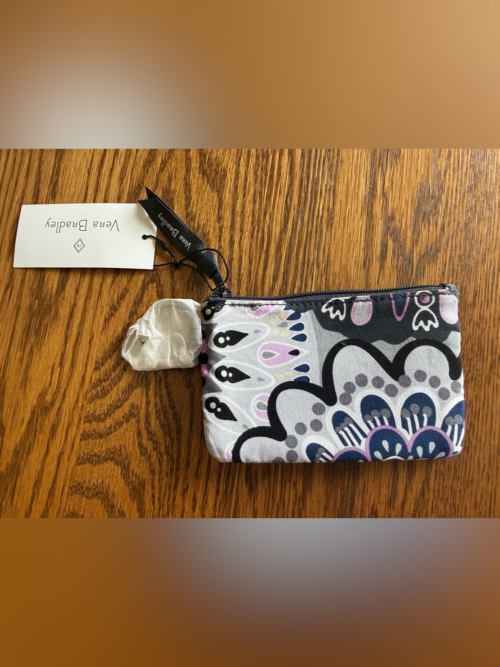 NWT Vera Bradley Zip ID Case Card Holder in Mimosa Medallion